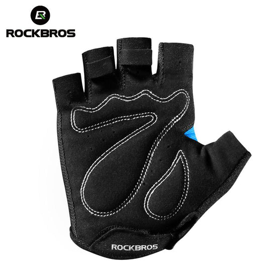 ROCKBROS Bicycle Glove Outdoor Cycling Sports Breathable  Bike Half Finger Sponge Pad Professional Unisex 5 Colors