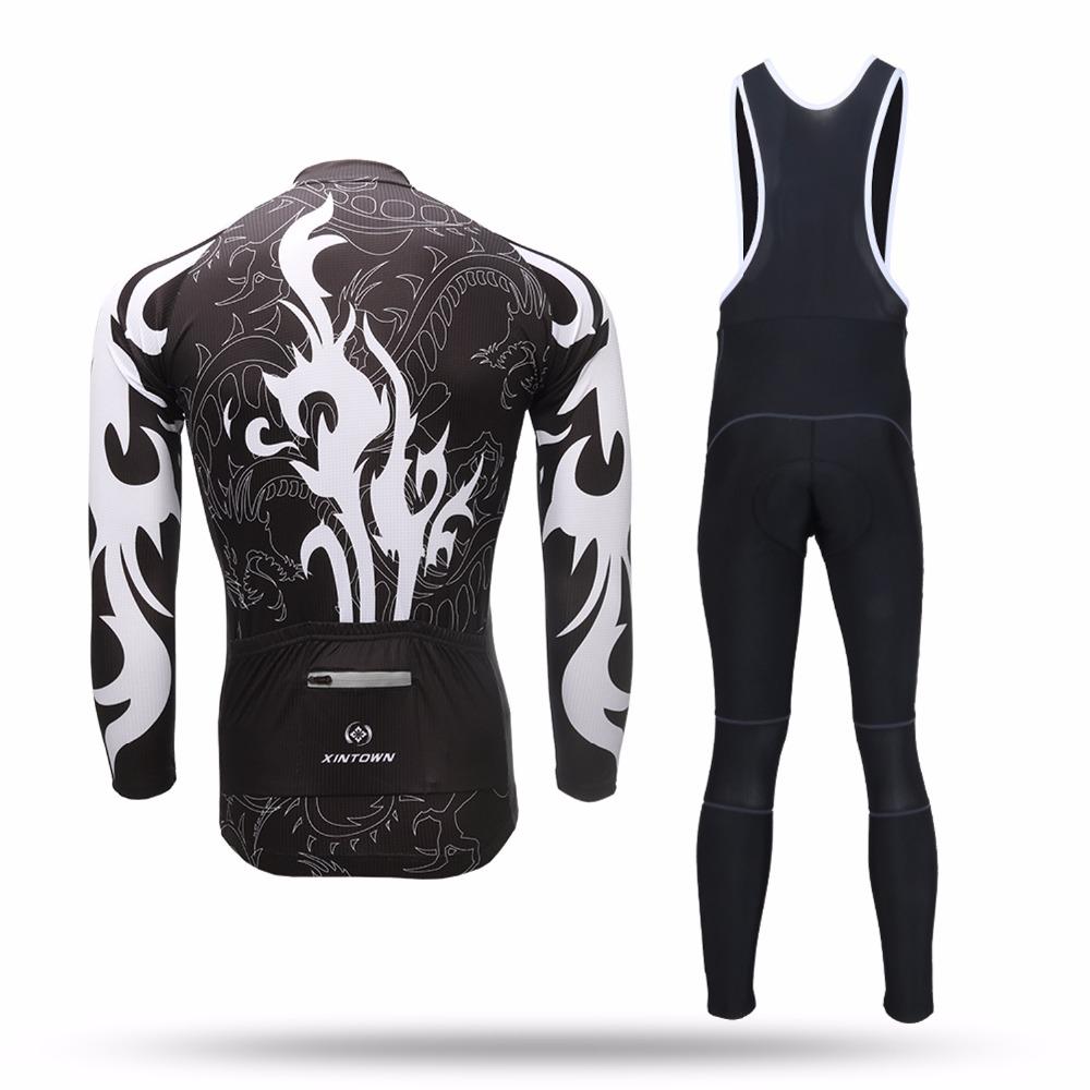 XINTOWN Cycling Sets Long Sleeve Breathable Jersey Clothes Bicicleta Mountain Bike Ropa Ciclismo Bicycle Set Long  LONGSHE