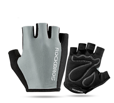 ROCKBROS Bicycle Glove Outdoor Cycling Sports Breathable  Bike Half Finger Sponge Pad Professional Unisex 5 Colors