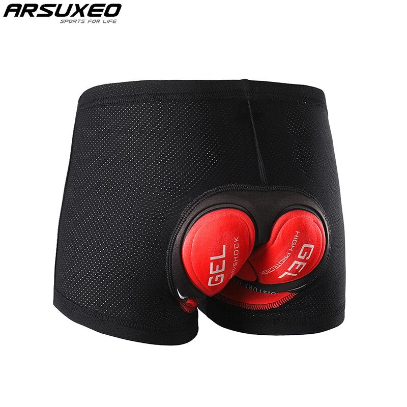 ARSUXEO Men's Outdoor Sports Cycling Shorts MTB Downhill Trousers Mountain Bike Bicycle Shorts Water Resistant Loose Fit 1202