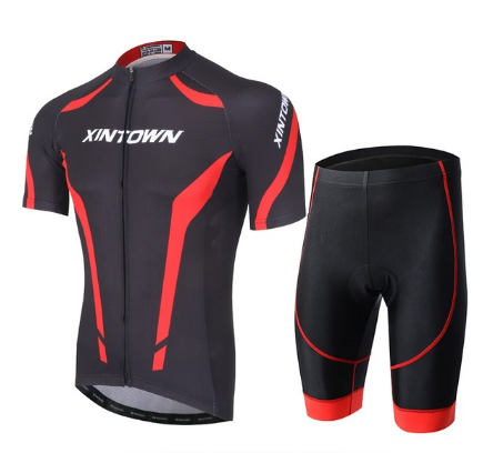 XINTOWN Breathable Anti-Sweat Sleeve Cycling Sets Clothes Jerseys Bib Shorts Bike Ropa Ciclismo Bicycle  XINGNUOHON