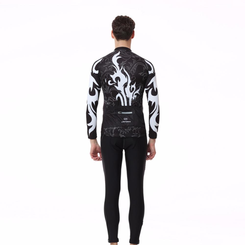 XINTOWN Cycling Sets Long Sleeve Breathable Jersey Clothes Bicicleta Mountain Bike Ropa Ciclismo Bicycle Set Long  LONGSHE
