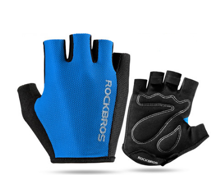 ROCKBROS Bicycle Glove Outdoor Cycling Sports Breathable  Bike Half Finger Sponge Pad Professional Unisex 5 Colors