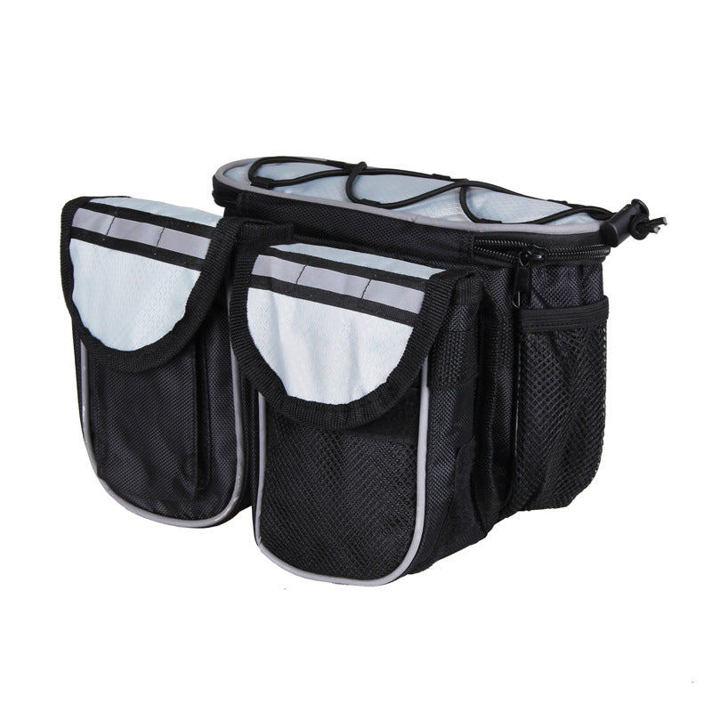 Folding Bike Bicycle Four-In-One Mother-In-Law Car Front Bag Tube Upper Tube Bag Mountain Bike Beam Riding Bag