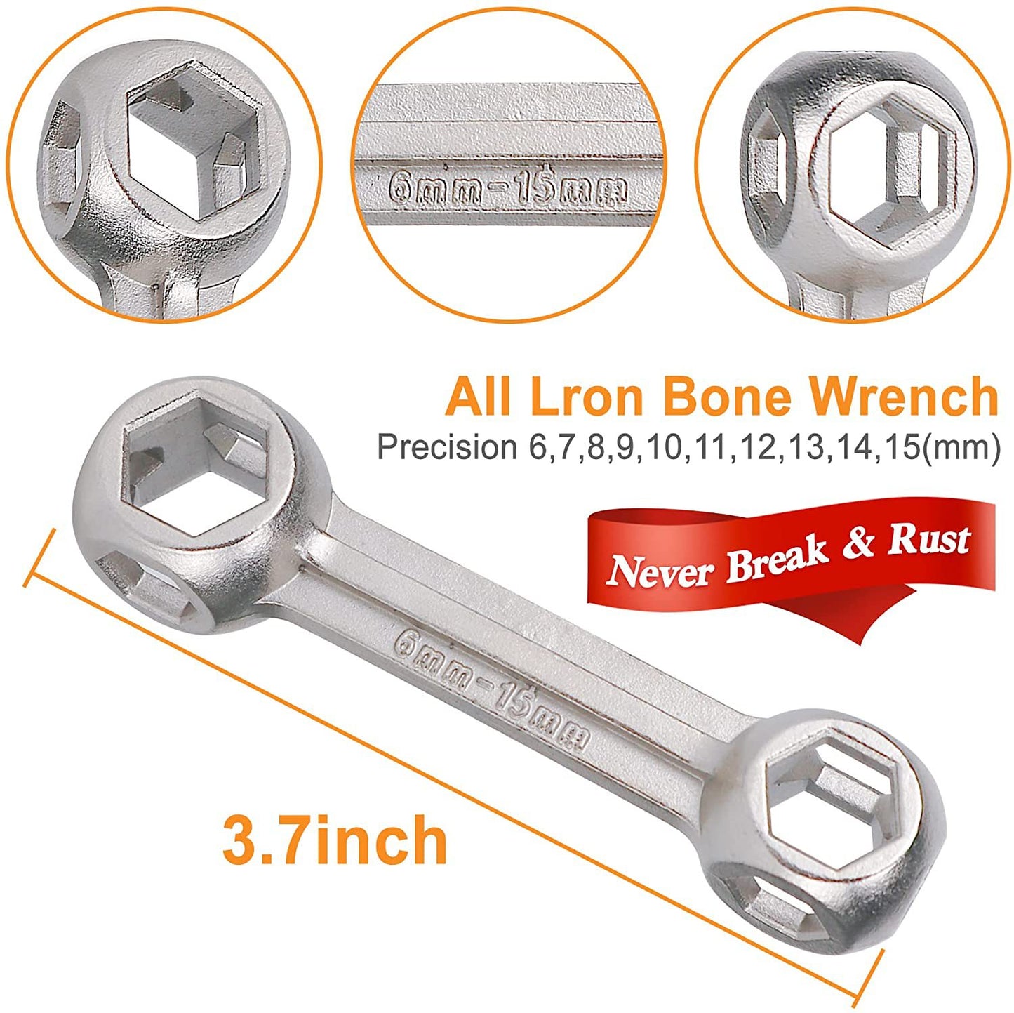 20 in 1 Bicycle Multi-Blade Knife, Mountain Bike & Bike Bone Repair Tool Wrench Portable
