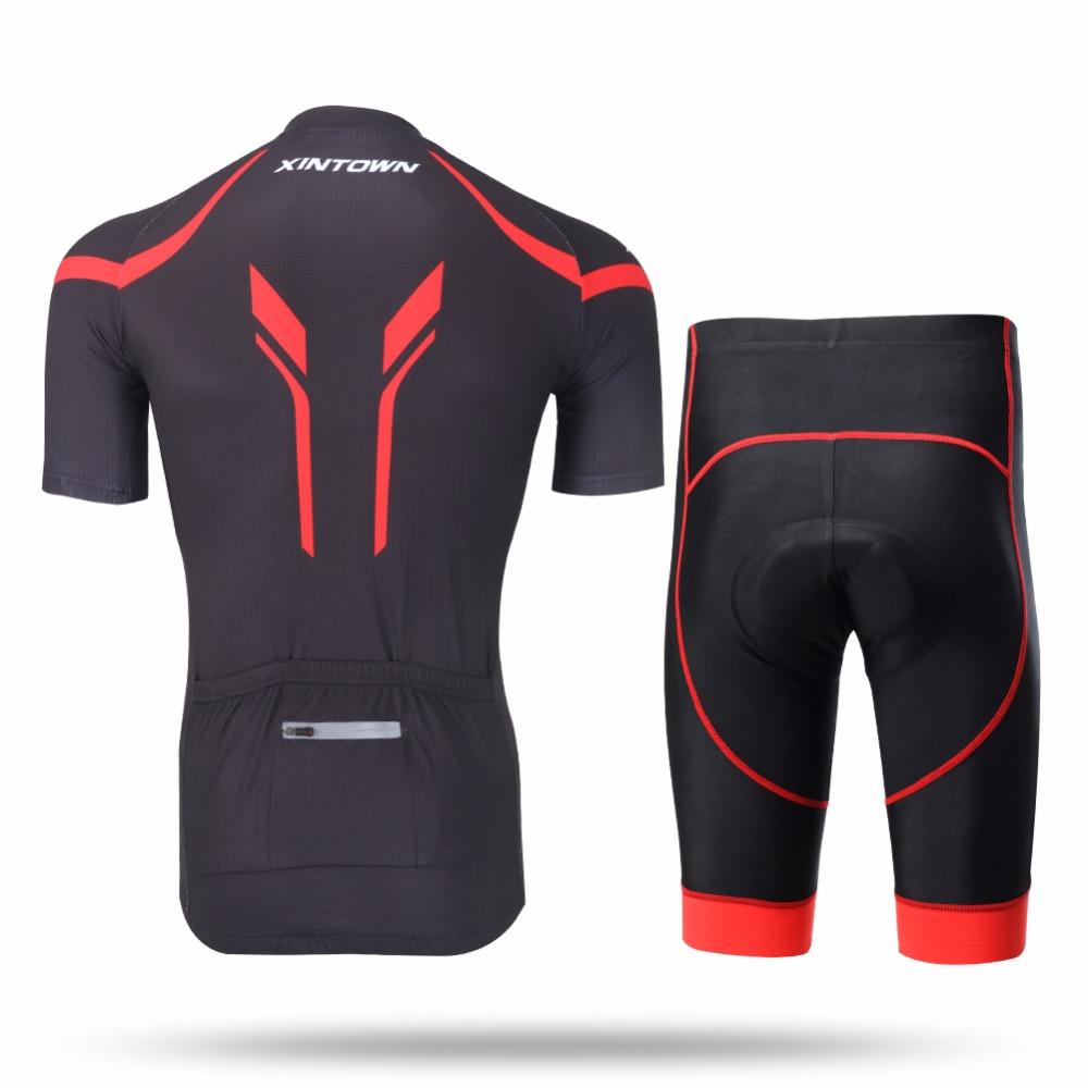 XINTOWN Breathable Anti-Sweat Sleeve Cycling Sets Clothes Jerseys Bib Shorts Bike Ropa Ciclismo Bicycle  XINGNUOHON