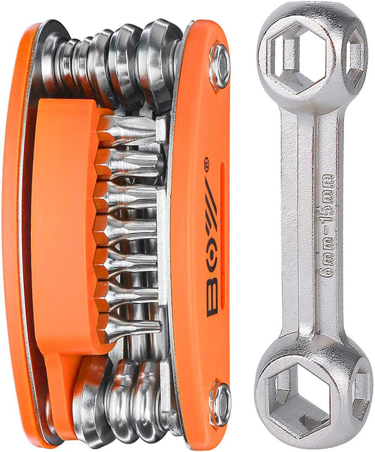 20 in 1 Bicycle Multi-Blade Knife, Mountain Bike & Bike Bone Repair Tool Wrench Portable