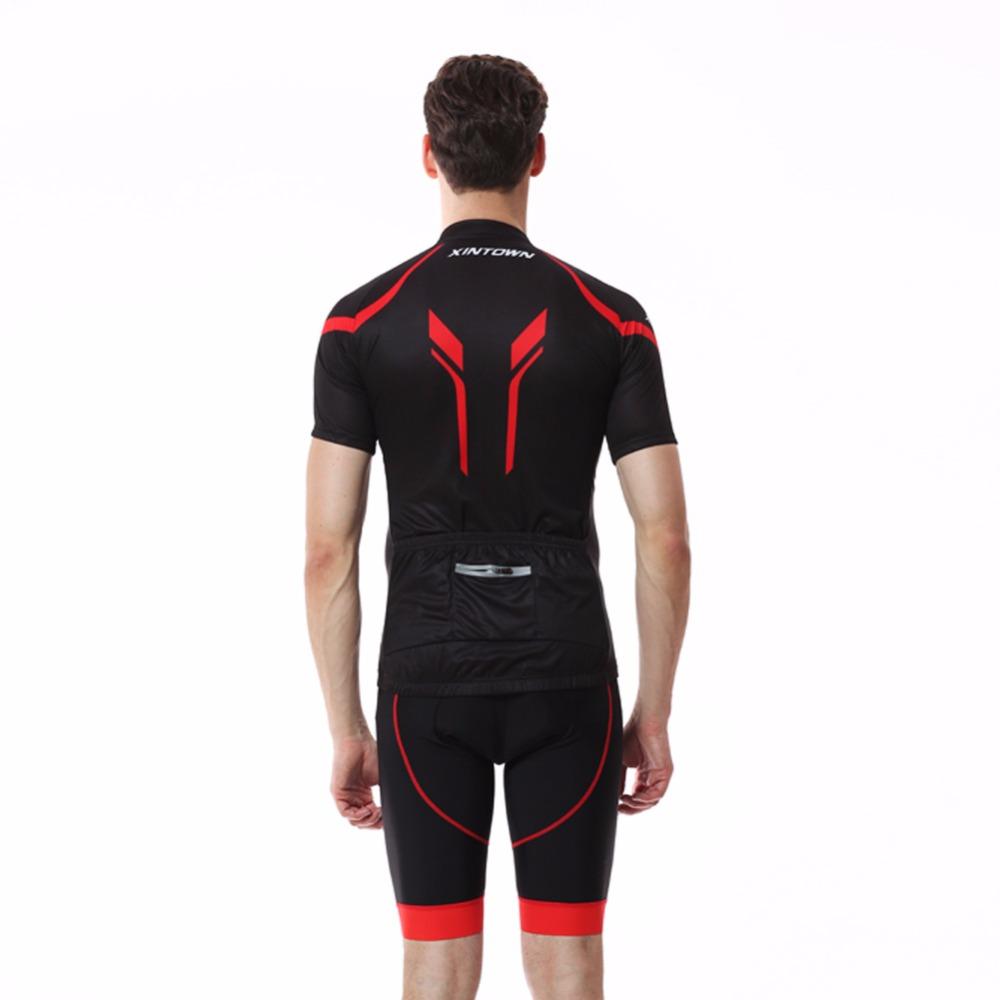 XINTOWN Breathable Anti-Sweat Sleeve Cycling Sets Clothes Jerseys Bib Shorts Bike Ropa Ciclismo Bicycle  XINGNUOHON
