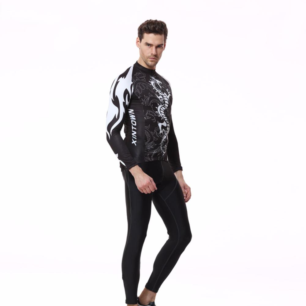 XINTOWN Cycling Sets Long Sleeve Breathable Jersey Clothes Bicicleta Mountain Bike Ropa Ciclismo Bicycle Set Long  LONGSHE